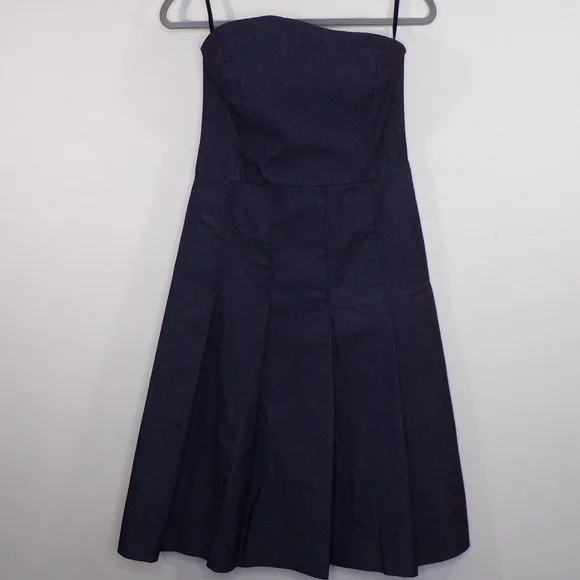 white christmas dresses Isaac Denim Dress Blue  Morrison